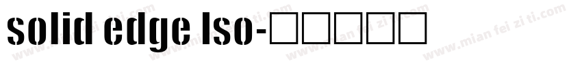 solid edge Iso字体转换